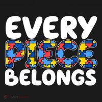 Every Piece Belongs Autism Awareness Backpack thumb 2