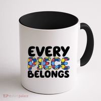 Every Piece Belongs Autism Awareness Coffee Mug thumb 1