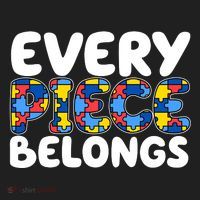 Every Piece Belongs Autism Awareness Tumbler thumb 3