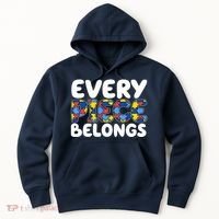 Every Piece Belongs Autism Awareness Hoodie thumb 0