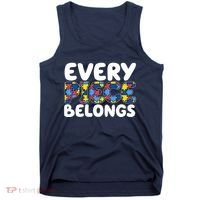 Every Piece Belongs Autism Awareness Tank Top thumb 0