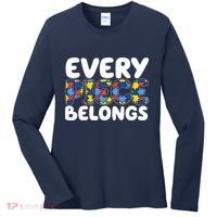 Every Piece Belongs Autism Awareness Women's Long Sleeve Shirt thumb 0