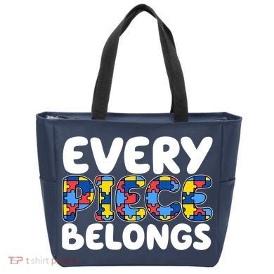 Every Piece Belongs Autism Awareness Tote Bag