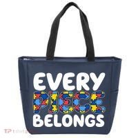 Every Piece Belongs Autism Awareness Tote Bag thumb 0