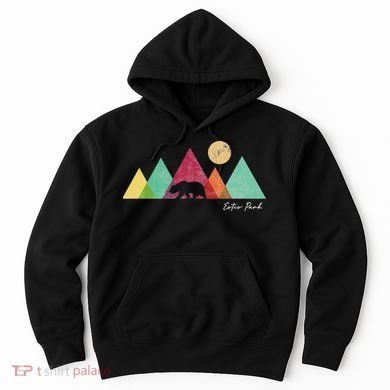 Estes Park Colorado Retro Mountain Ski Souvenir Hoodie