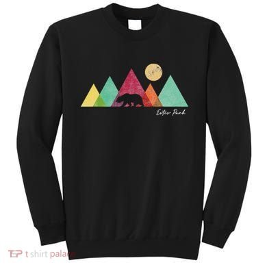 Estes Park Colorado Retro Mountain Ski Souvenir Sweatshirt