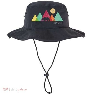 Estes Park Colorado Retro Mountain Ski Souvenir Bucket Hat