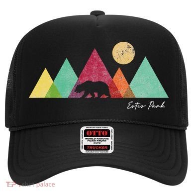 Estes Park Colorado Retro Mountain Ski Souvenir Hat