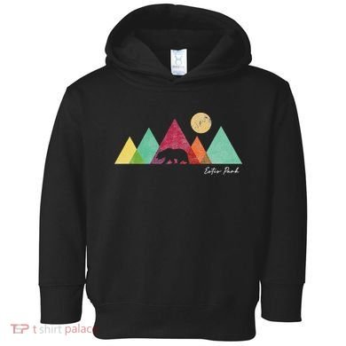 Estes Park Colorado Retro Mountain Ski Souvenir Toddler Hoodie