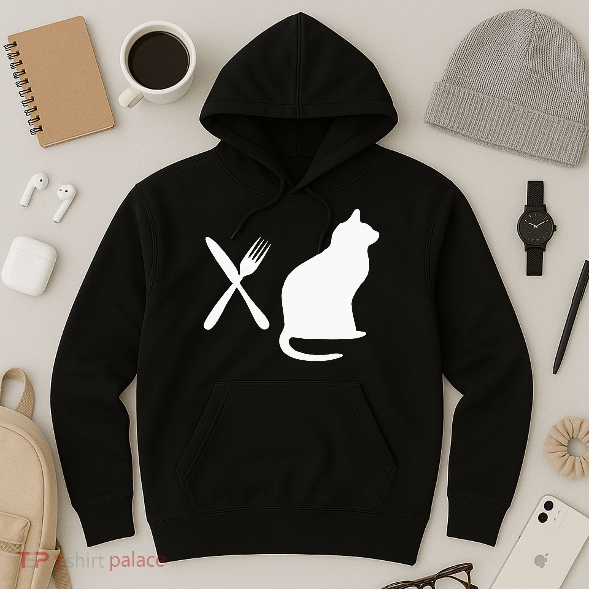Eat Pussy Cat Vagitarian Hoodie