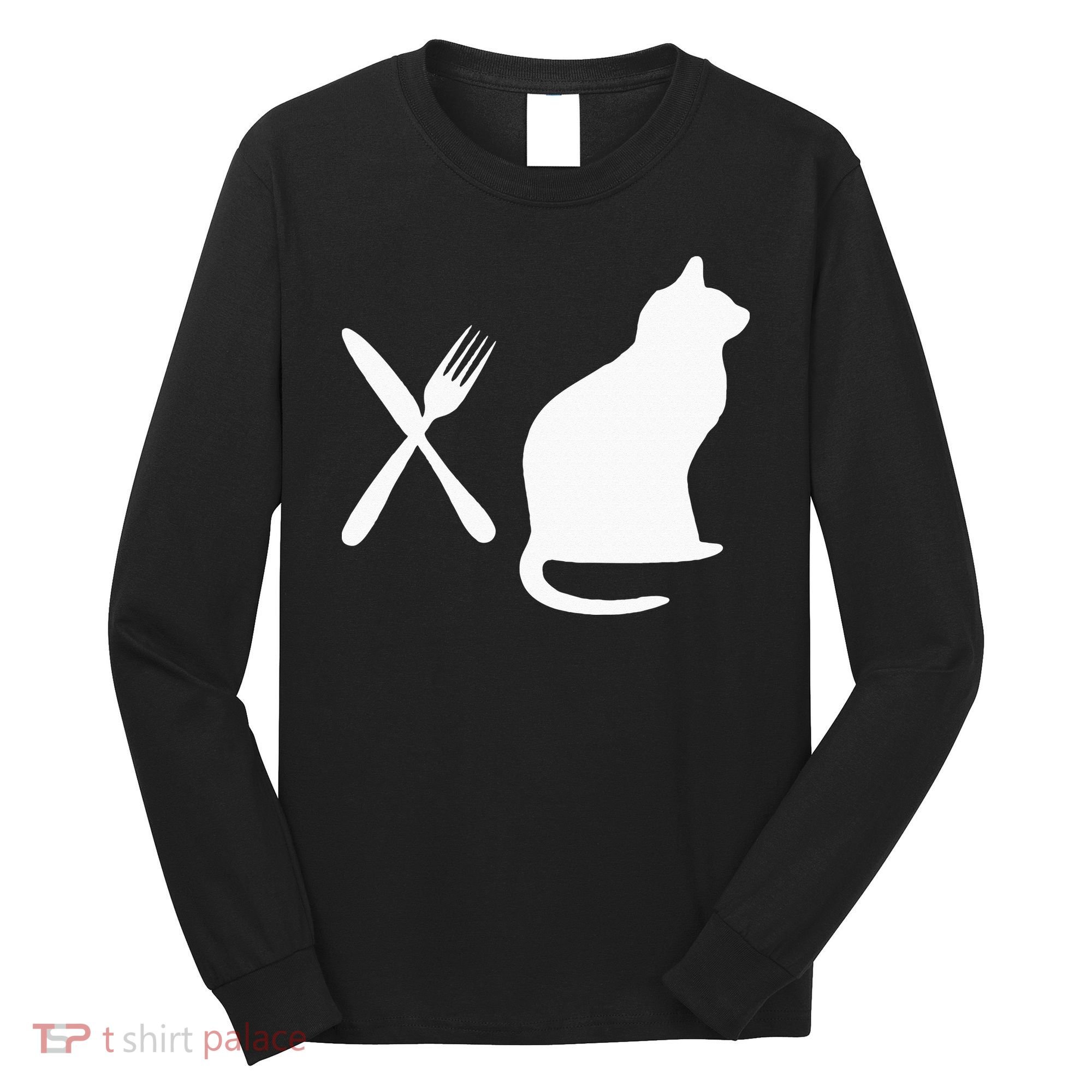 Eat Pussy Cat Vagitarian Long Sleeve Shirt