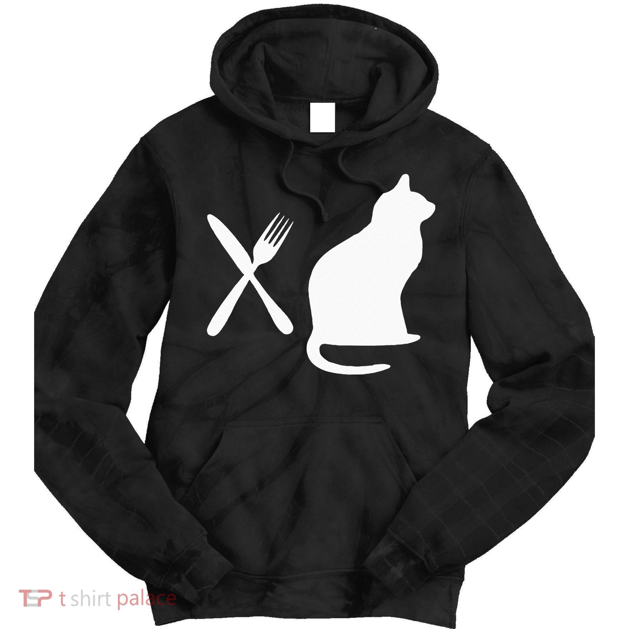 Eat Pussy Cat Vagitarian Tie Dye Hoodie