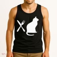 Eat Pussy Cat Vagitarian Tank Top thumb 3