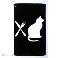 Eat Pussy Cat Vagitarian Golf Towel thumb 0