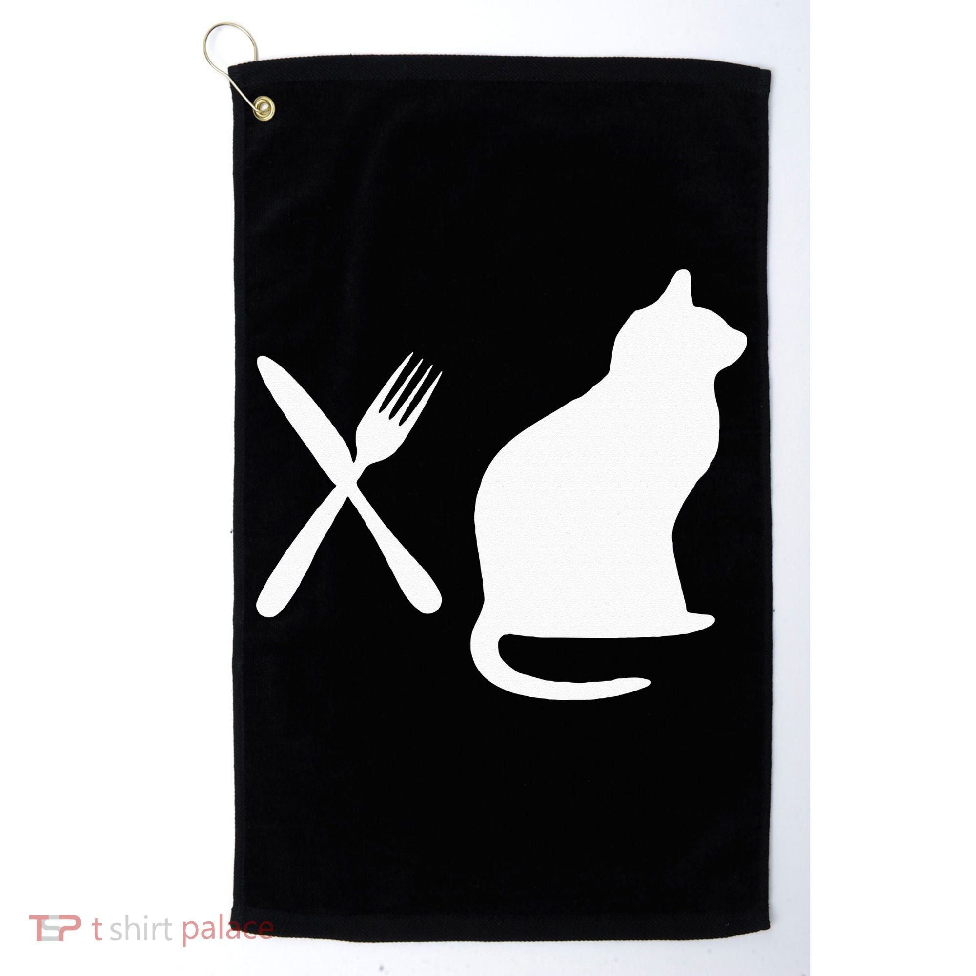 Eat Pussy Cat Vagitarian Golf Towel