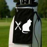 Eat Pussy Cat Vagitarian Golf Towel thumb 2