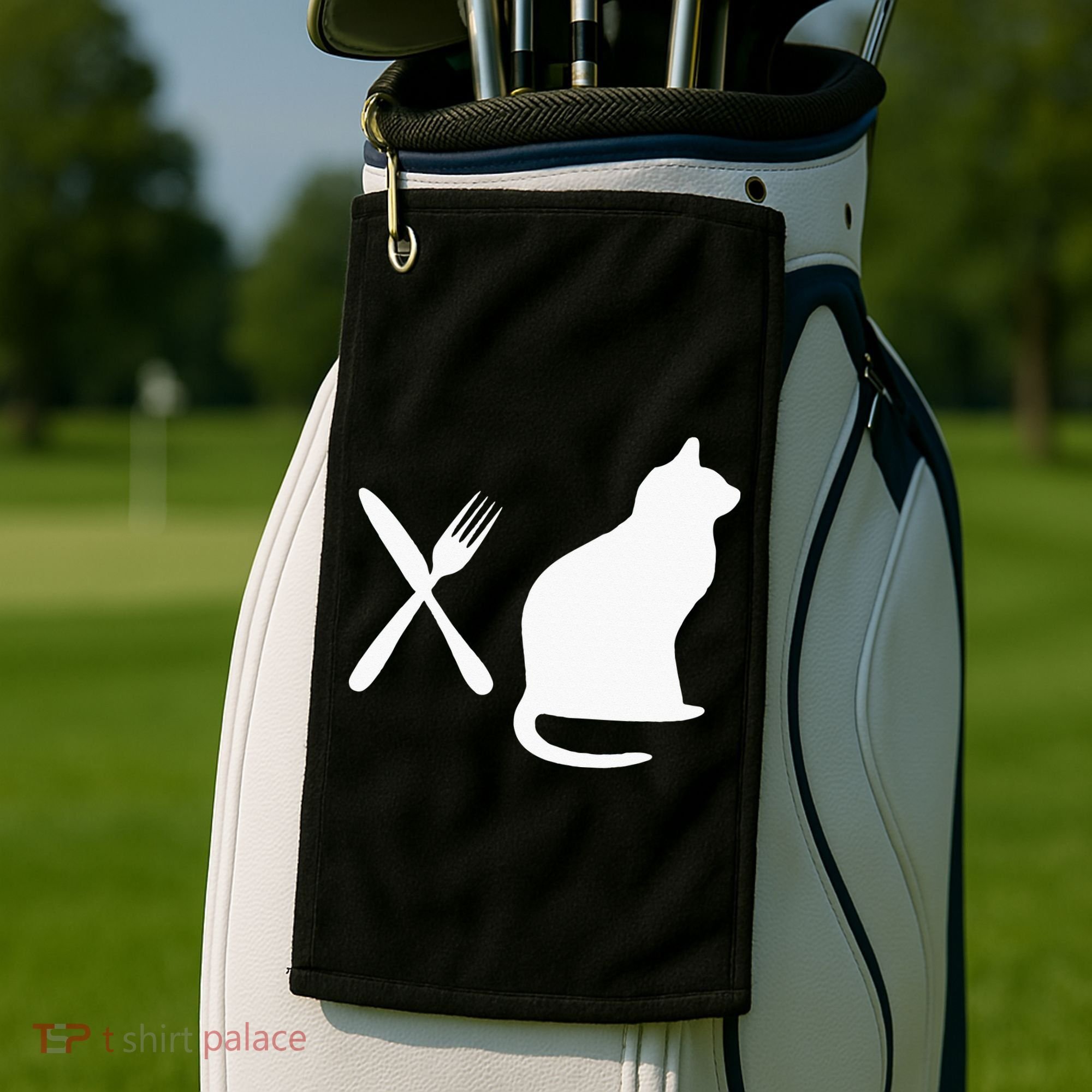 Eat Pussy Cat Vagitarian Golf Towel