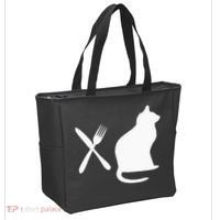 Eat Pussy Cat Vagitarian Tote Bag thumb 2