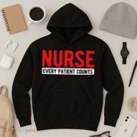 Every Patient Counts RN Nurse Hoodie thumb 3