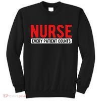 Every Patient Counts RN Nurse Sweatshirt thumb 0