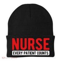 Every Patient Counts RN Nurse Beanie thumb 0