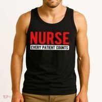 Every Patient Counts RN Nurse Tank Top thumb 3