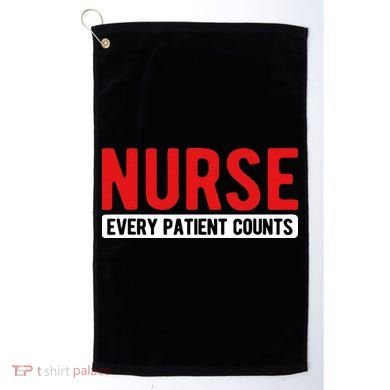 Every Patient Counts RN Nurse Golf Towel
