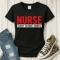 Every Patient Counts RN Nurse Women's T-Shirt thumb 3