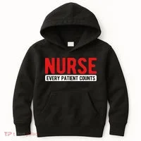 Every Patient Counts RN Nurse Kids Hoodie thumb 0