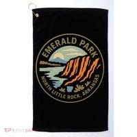 Emerald Park Cliffs North Little Rock Arkansas Golf Towel thumb 0