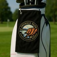 Emerald Park Cliffs North Little Rock Arkansas Golf Towel thumb 2