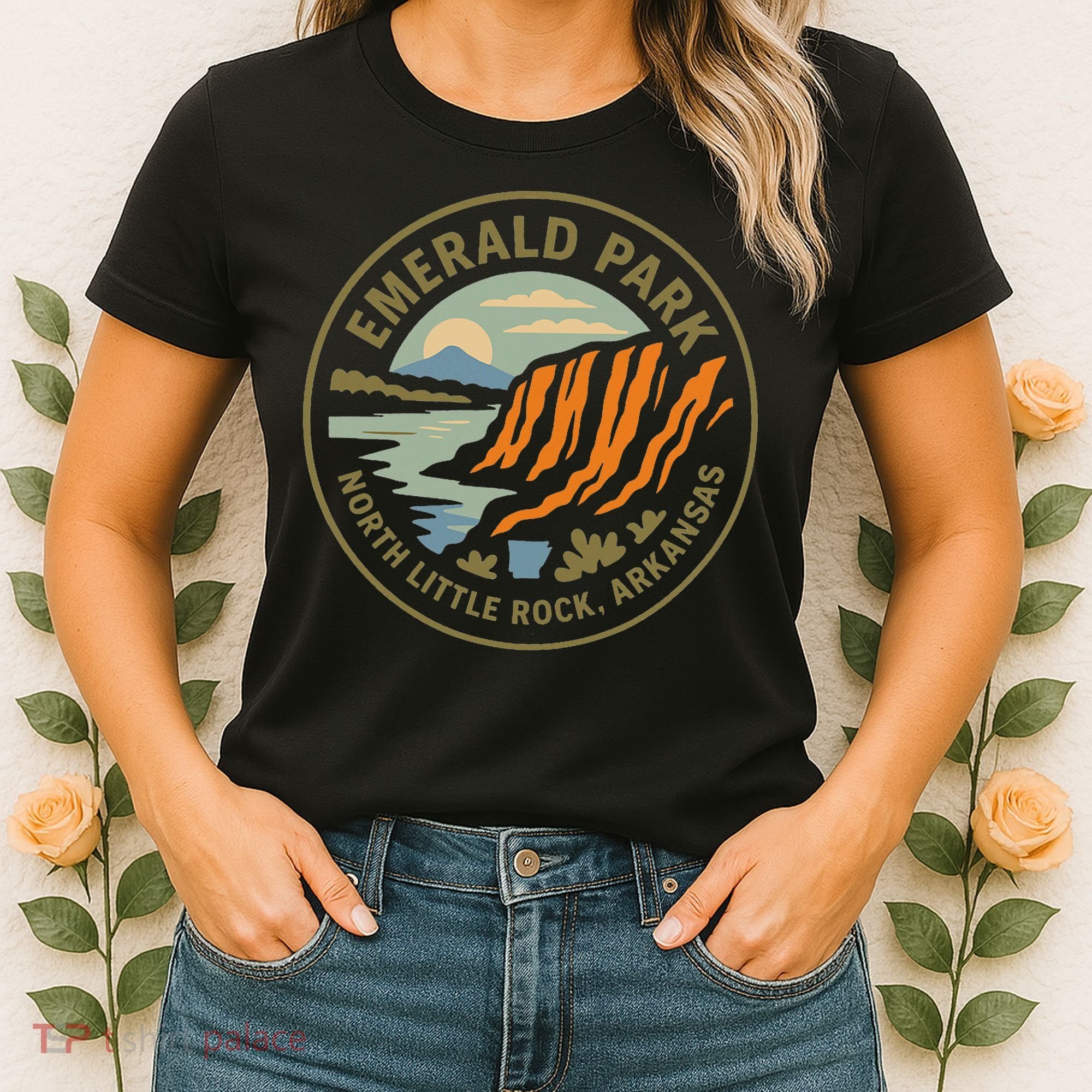 Emerald Park Cliffs North Little Rock Arkansas Women's T-Shirt