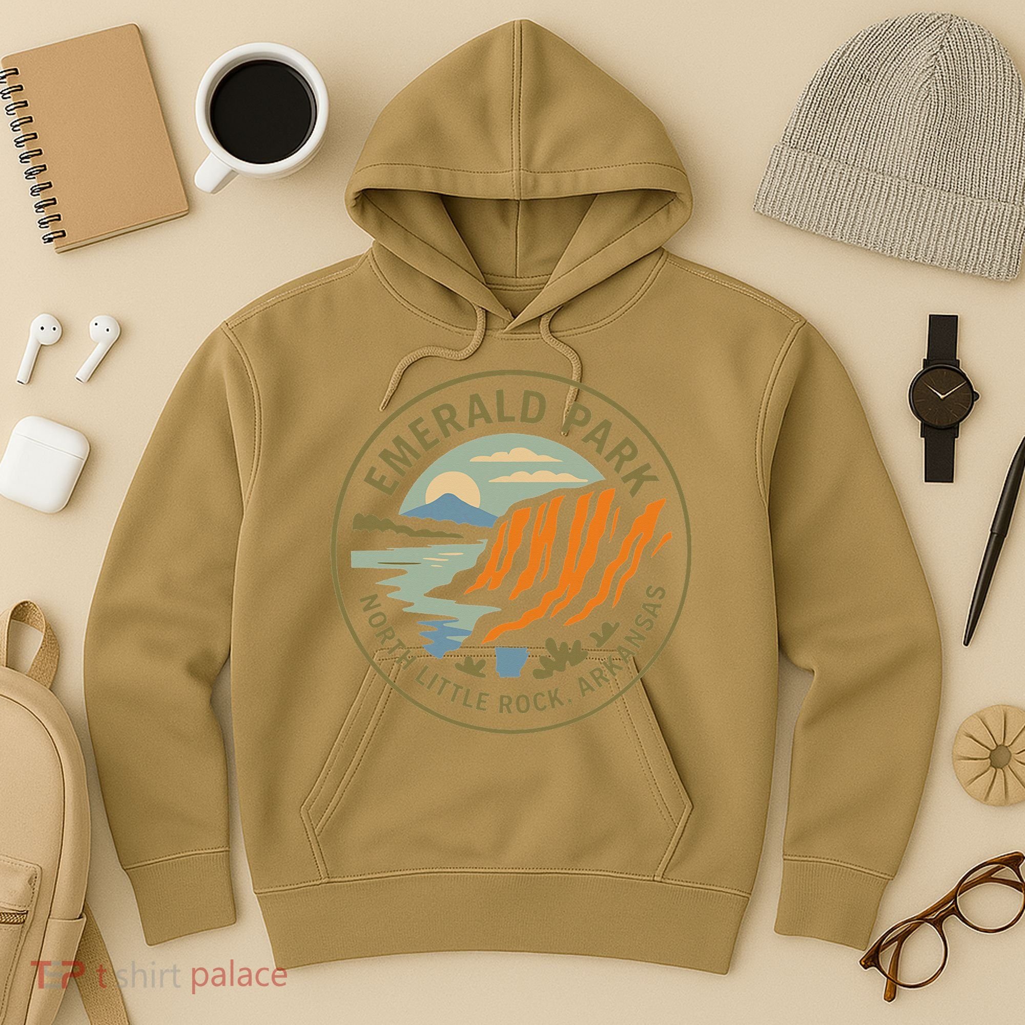 Emerald Park Cliffs North Little Rock Arkansas Hoodie