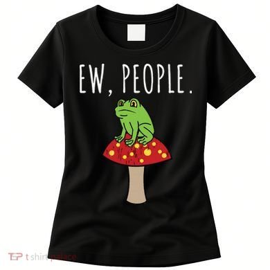 Ew People Cottagecore Frog Mushroom Women's T-Shirt