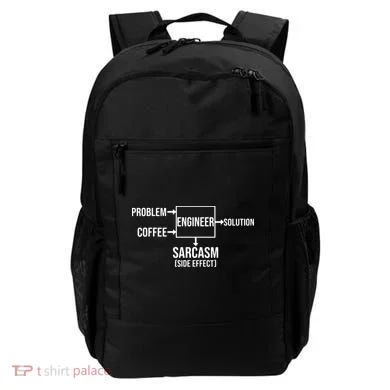 Engineer Problem Coffee Sarcasm Funny Engineering Gift Backpack