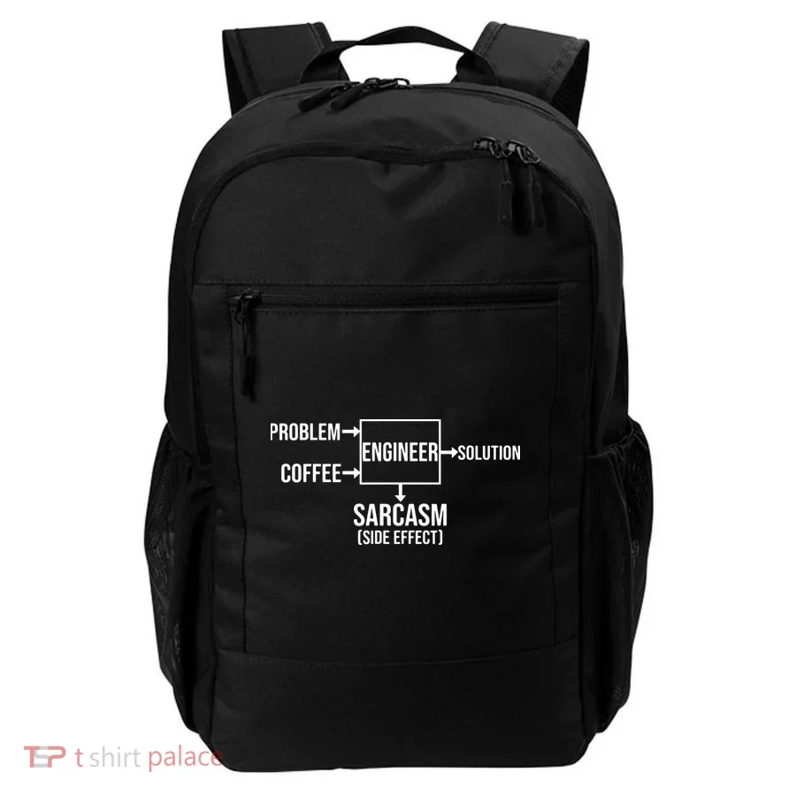 Engineer Problem Coffee Sarcasm Funny Engineering Gift Backpack