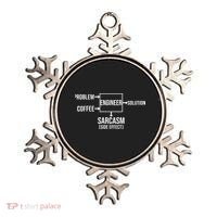 Engineer Problem Coffee Sarcasm Funny Engineering Gift Ornament thumb 0