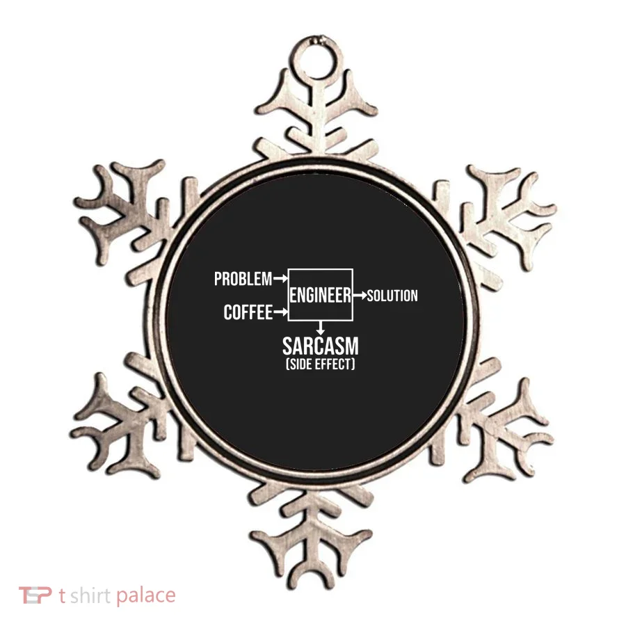 Engineer Problem Coffee Sarcasm Funny Engineering Gift Ornament
