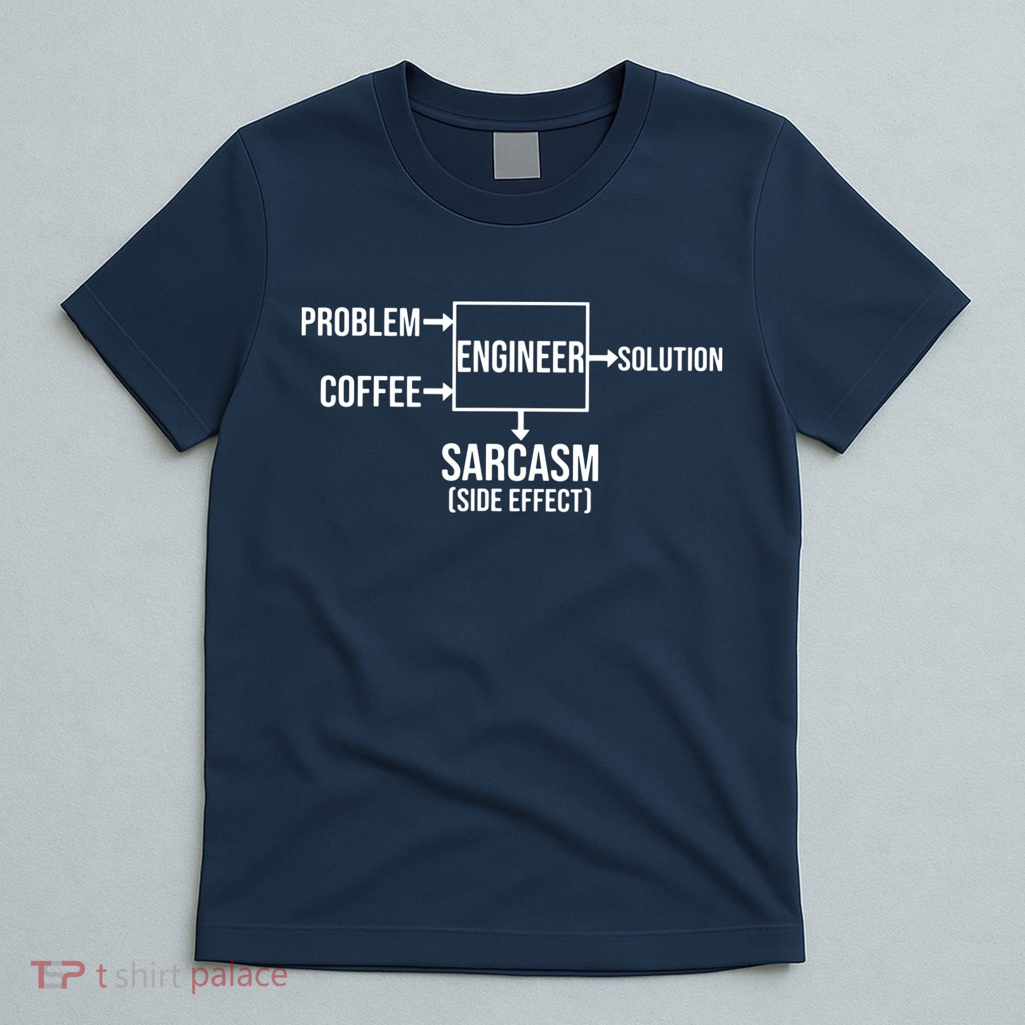 Engineer Problem Coffee Sarcasm Funny Engineering Gift T-Shirt