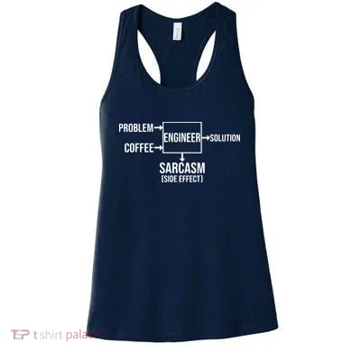Engineer Problem Coffee Sarcasm Funny Engineering Gift Women's Tank Top