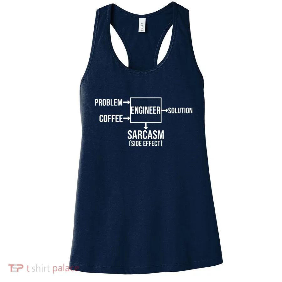 Engineer Problem Coffee Sarcasm Funny Engineering Gift Women's Tank Top