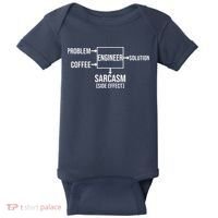 Engineer Problem Coffee Sarcasm Funny Engineering Gift Baby Bodysuit thumb 0