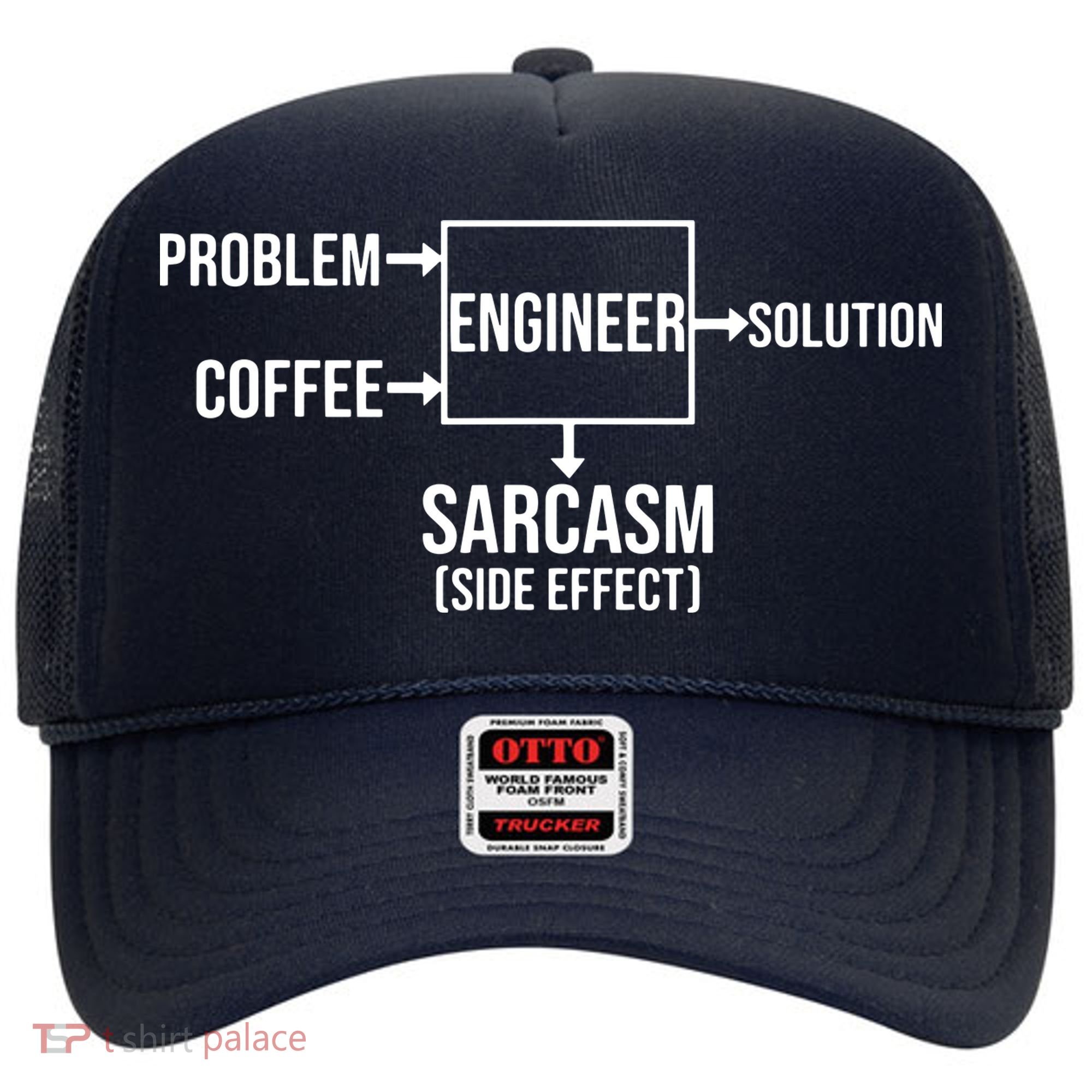 Engineer Problem Coffee Sarcasm Funny Engineering Gift Hat