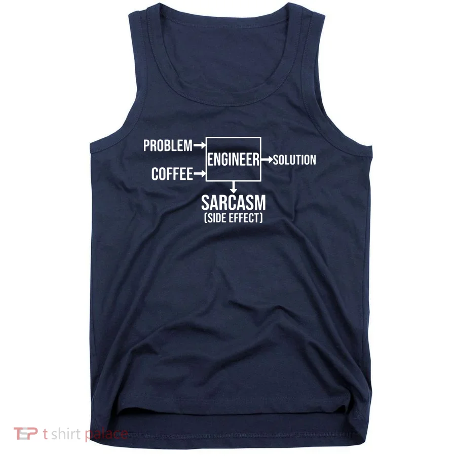 Engineer Problem Coffee Sarcasm Funny Engineering Gift Tank Top