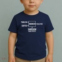 Engineer Problem Coffee Sarcasm Funny Engineering Gift Toddler T-Shirt thumb 2