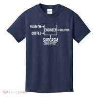 Engineer Problem Coffee Sarcasm Funny Engineering Gift Kids T-Shirt thumb 0