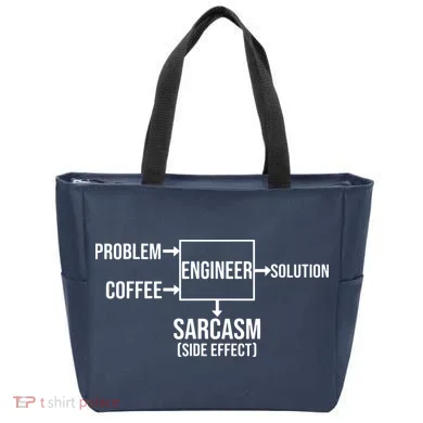 Engineer Problem Coffee Sarcasm Funny Engineering Gift Tote Bag