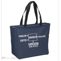 Engineer Problem Coffee Sarcasm Funny Engineering Gift Tote Bag thumb 2