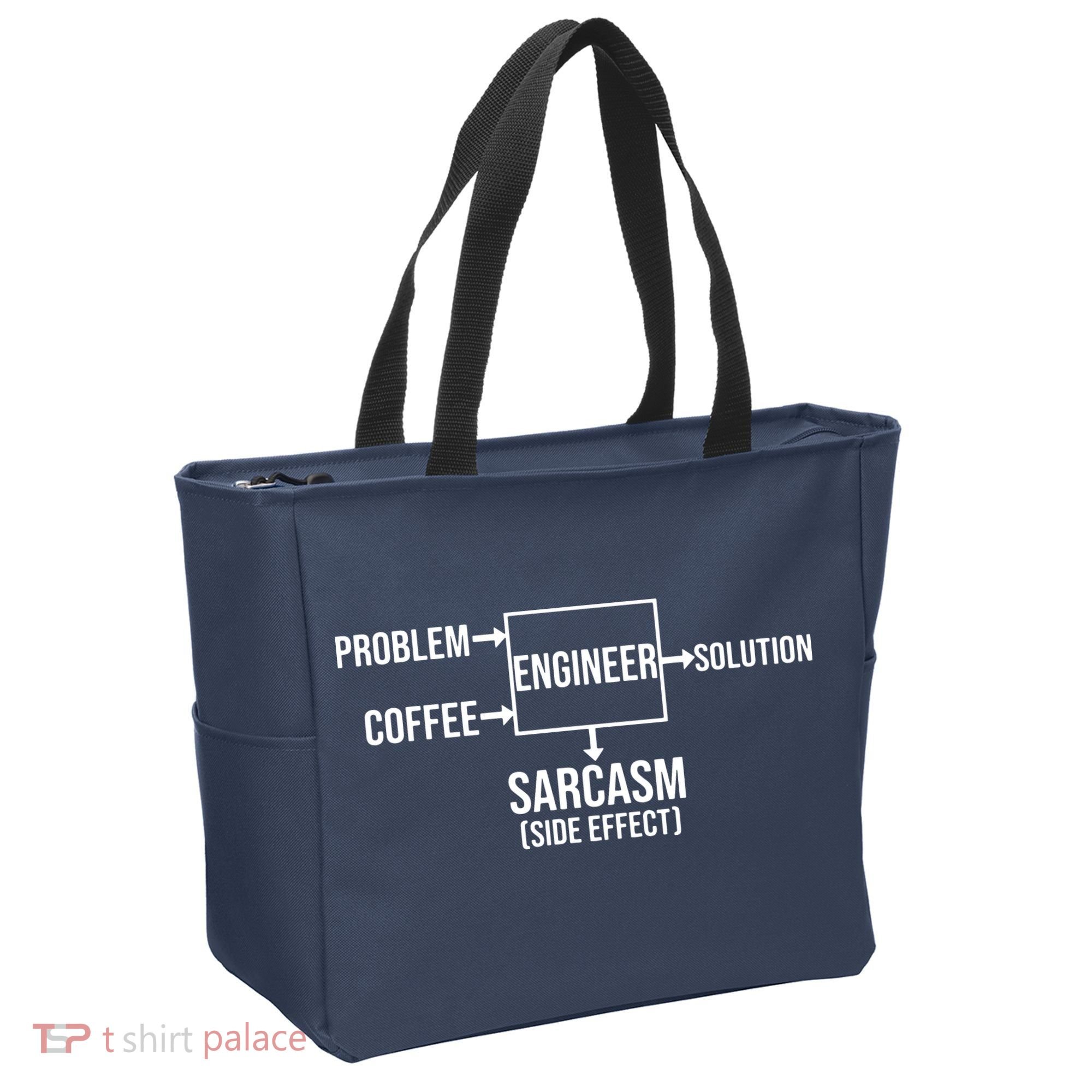 Engineer Problem Coffee Sarcasm Funny Engineering Gift Tote Bag