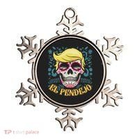 El Pendejo Dia De Los Muertos Sugar Skull Anti Trump Ornament thumb 0